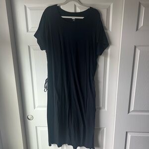 Lands end casual maxi crew neck dress